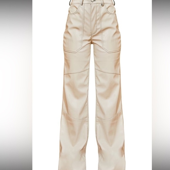 Pants - Women's Cream Wide-Leg Pants